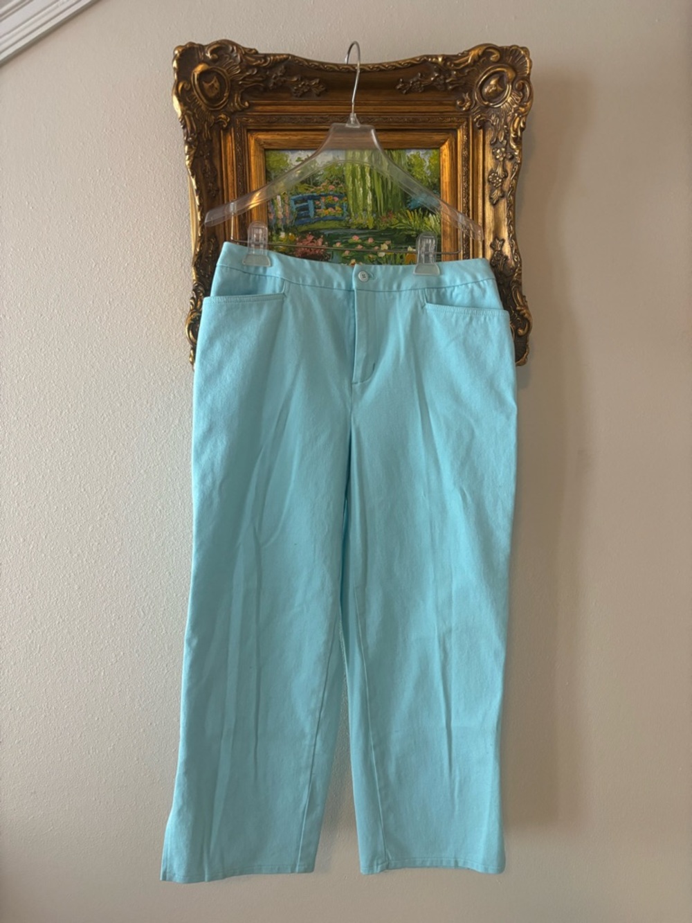 Nordstrom Aqua Straight-Leg Pants - Picture 1 of 6